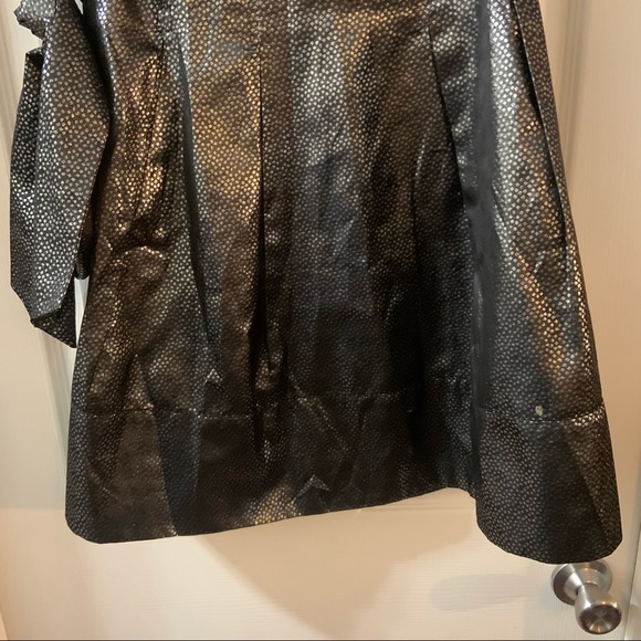 Express Black/Grey Metallic Print Aline Skirt size 4 - Picture 5 of 11